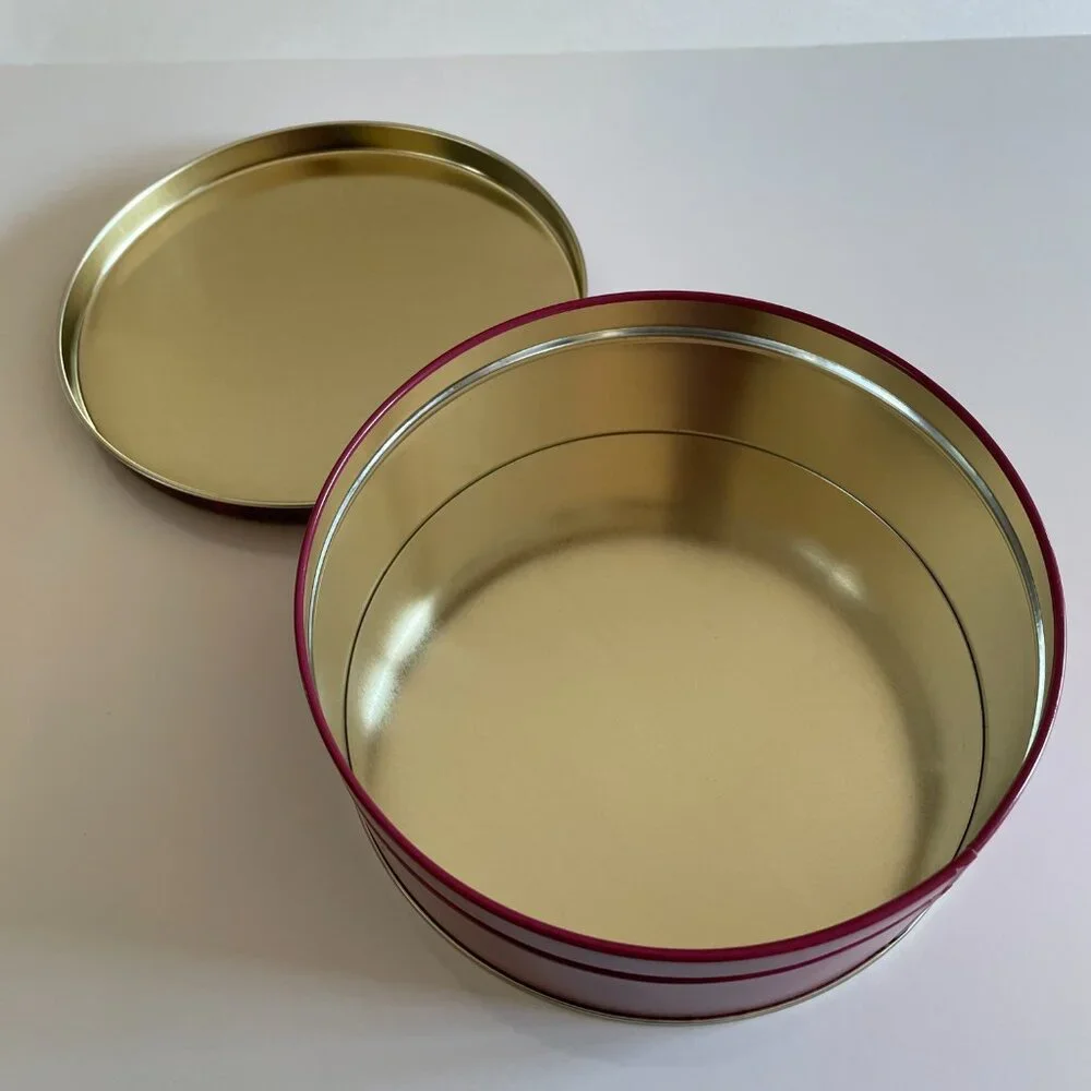 Large Cookie Candy Tin Vintage 1990’s New